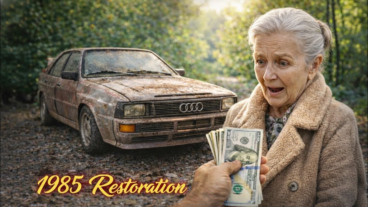 ASMR FULL RESTORATION Audi Sport Quattro 1985 | From Abandoned Ruins to Factory New 😱✨