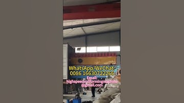 double layers roof sheet roll forming machine shipping abroad #roll #roof