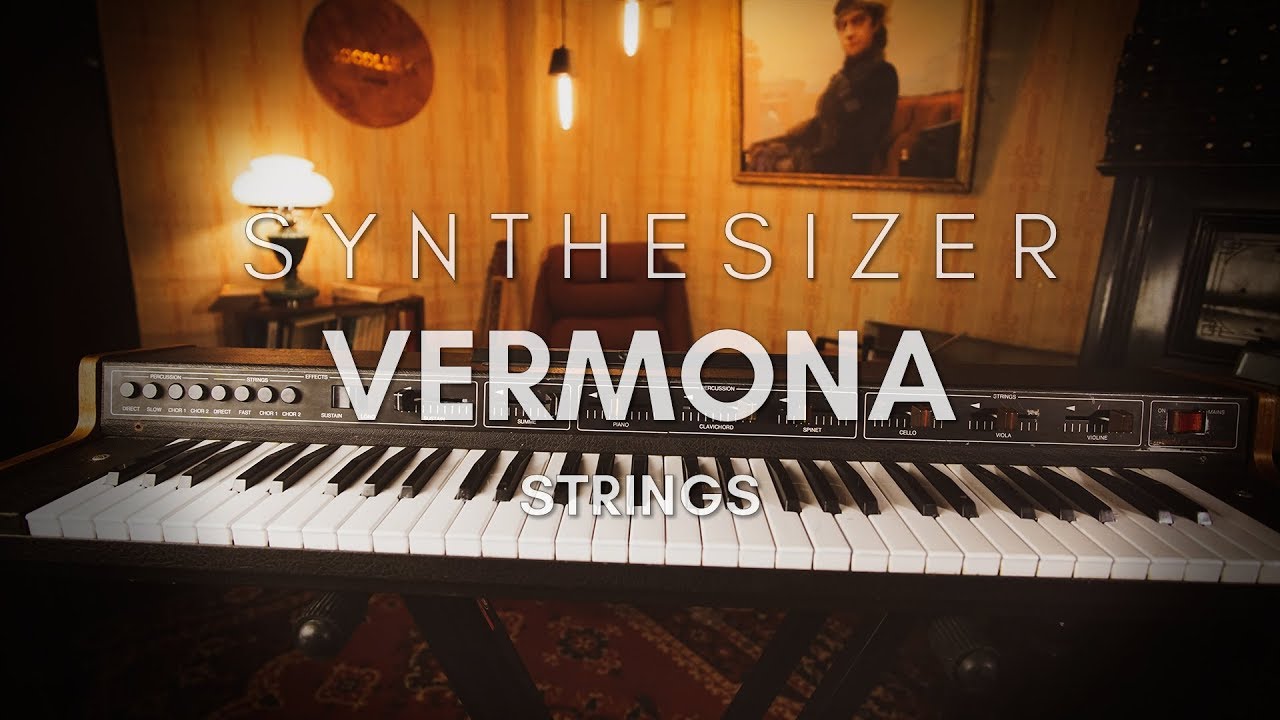 VERMONA PIANO STRINGS ANALOG SYNTHESIZER USSR DDR SOVIET
