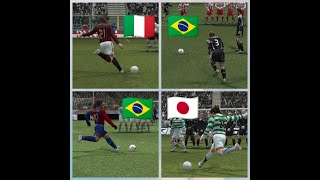 🎯 FREE KICK LEGENDS PES 🔥 VOL. 1 ( PIRLO, ZIDANE, ZLATAN, NAKAMURA, RONALDINHO, R.CARLOS) | PES 6