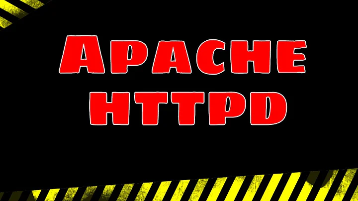 Learning Apache Using A  Minimal httpd configuration