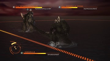 GODZILLA PS4 (Online) Godzilla vs. Godzilla 2014 vs. SpaceGodzilla