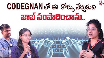 Codegnan Student Feedback About Job Placement || The Best Coding Institute | SumanTV Prime