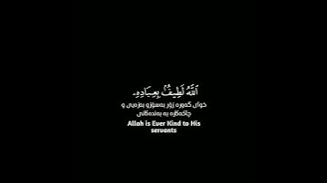 الله لطيف بعباده شاشة سوداء | ناصر القطامي شاشة سوداء | كرومات قرآن كريم