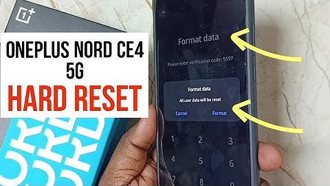 How to Hard Reset OnePlus Nord CE4 5G