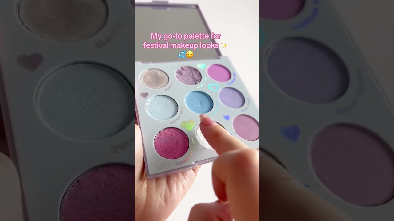 My go to palette for festival looks from Cosmetics !! These are sooo pretty 