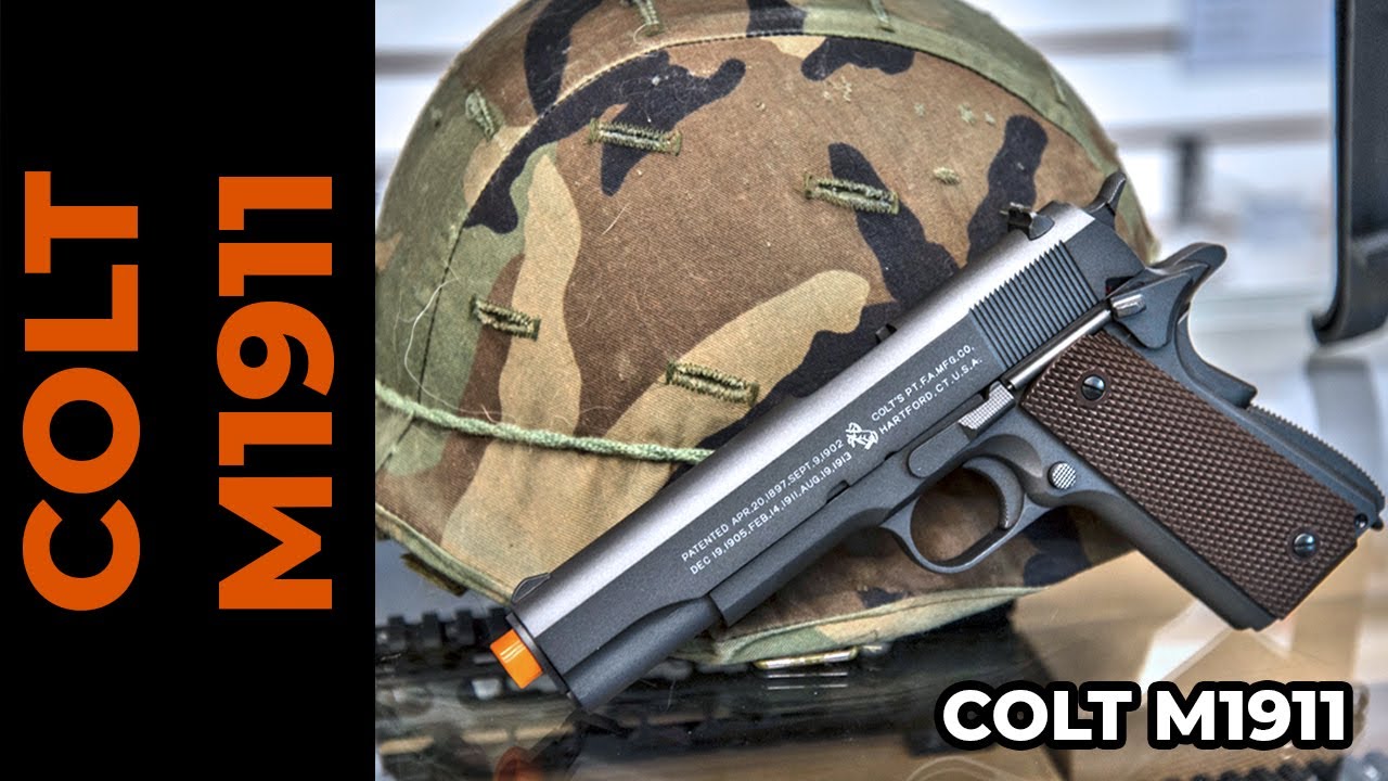 Colt 1911 CO2 Blowback Airsoft Pistol, Full Metal