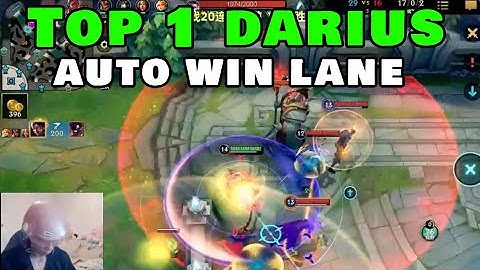 Darius Tốc chiến | Top 1 Darius | Hướng dẫn Win lane các kèo khác nhau ở đường trên bậc rank TỐI CAO