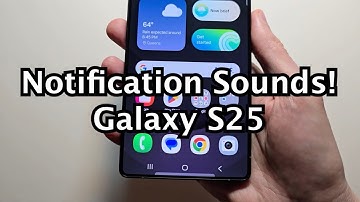One UI 7: How to Change Notification Sounds - Samsung Galaxy S25