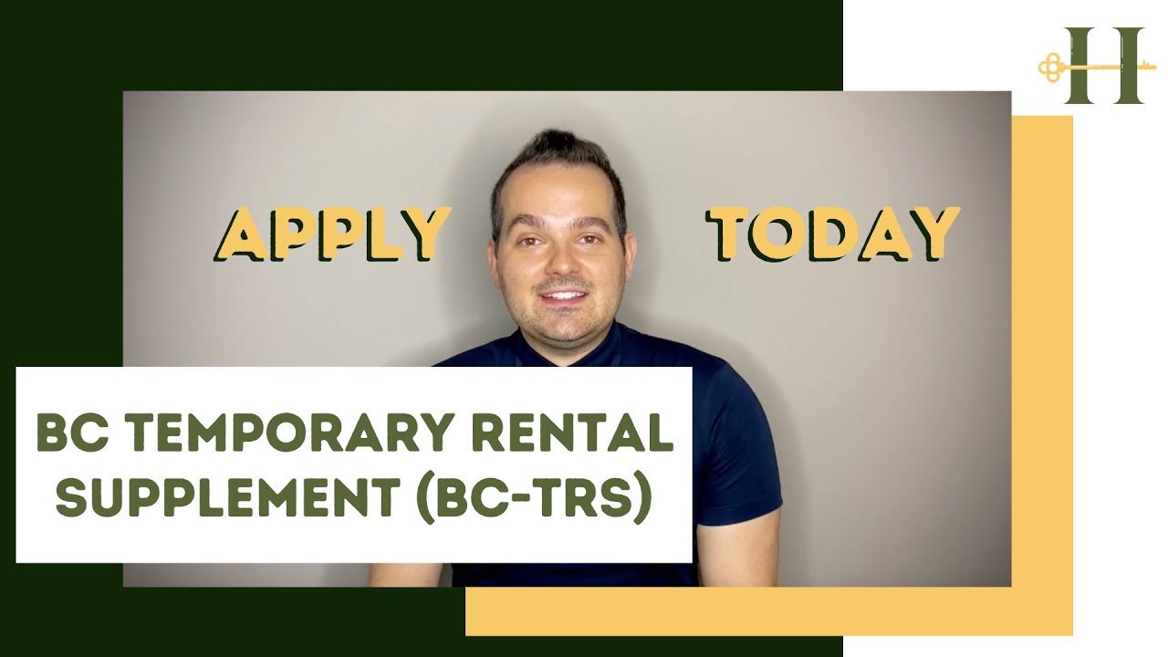 The BC Temporary Rental Supplement (BC-TRS) Program Ends in June!