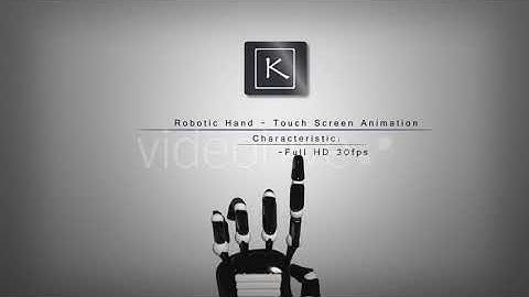 Robotic Hand - Touch Screen Animation | Motion Graphics - Envato elements