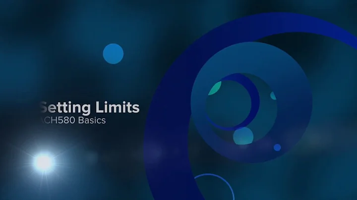 ABB ACH580 - Setting Limits