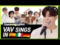 K-POP STARS sing in THREE Languages🎤 | SPN/ITA/GER | VAV | TRANSONGLATION