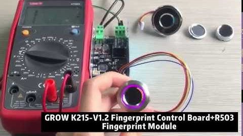 GROW K215-V1.2 Fingerprint Control Board Connect with Round Fingerprint Module