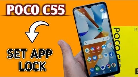 poco c55 app lock kaise lagaye, poco c55 me app lock kaise kare