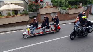 Parata di ritorno "Vespa World Days" Pontedera 20-04-2024 ore 13.30