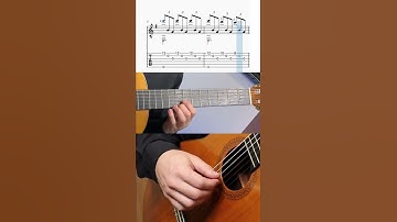Thumbnail of Spanish Romance - guitar tab and sheet music #shorts