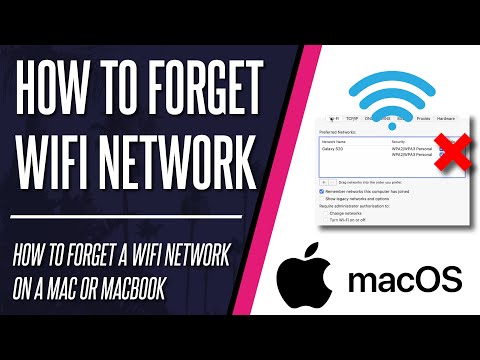 How to Forget a WiFi Network on a Mac or MacBook