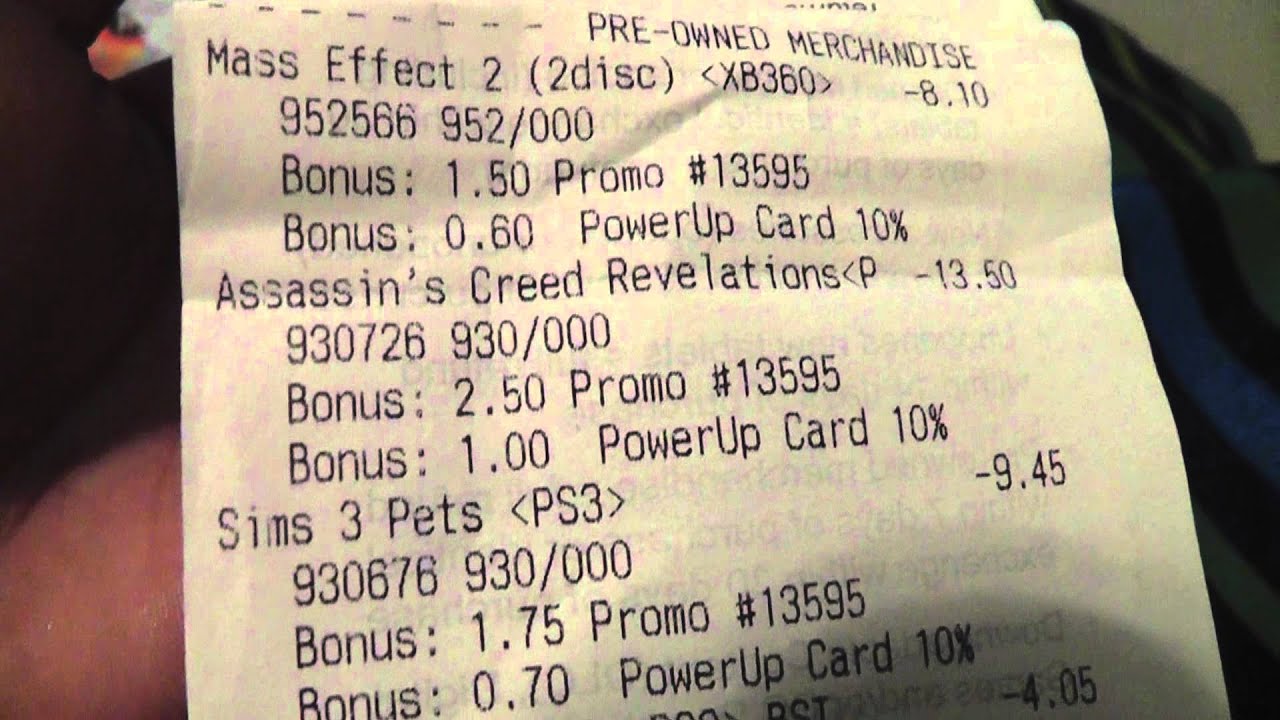 Gamestop Pick Up And Trade Ins YouTube