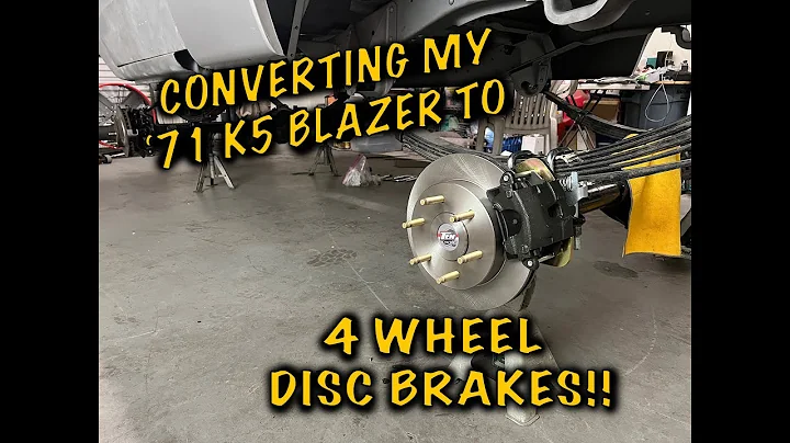 INSTALLING REAR DISC BRAKES ON MY 71 K5 BLAZER!