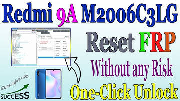 Redmi 9A M2006C3LG Reset FRP UNLOCK Android 11 One-CLICK BY DFT Pro #Gsmsanjoy