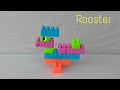 How to make a Rooster with Building Blocks/Rooster/Building Blocks for Kids/Blocks Rooster/Blocks