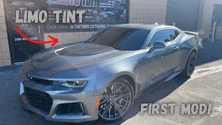 FIRST MOD FOR MY 2021 CAMARO ZL1 **CERAMIC TINT**  + REDEYE 300 VIDEO COMING SOON!