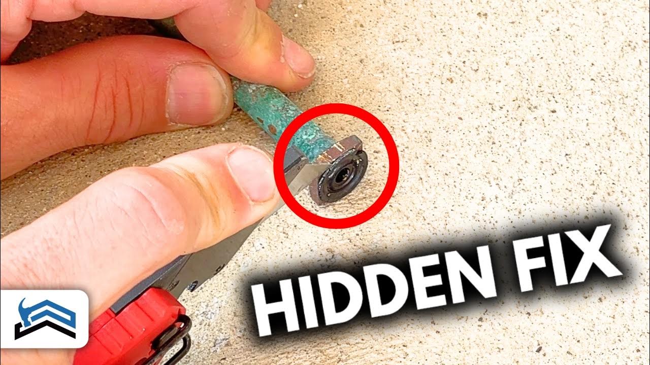 How To Do A Quick Repair On A Leaky Outdoor Faucet YouTube