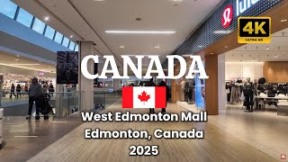Inside One of the Biggest Malls on Earth 😱 | West Edmonton Mall Walking Tour 2025 🇨🇦
