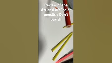 COLOR PENCIL: Don’t buy it!