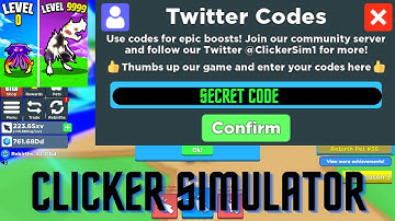 THIS NEW CODE IN ROBLOX CLICKER SIMULATOR LETS YOU HATCH 6 EGGS AT ONCE! SECRET CODE!
