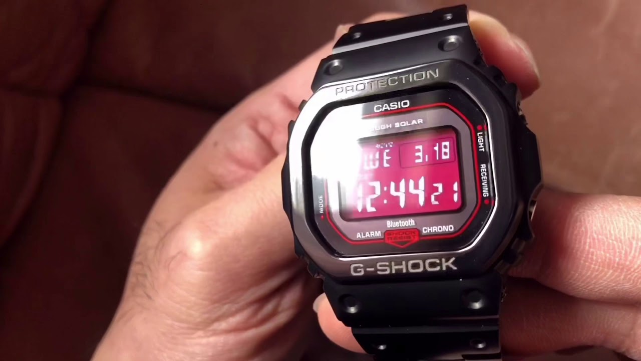 Custom Titanium Mod for G-Shock GW-B5600AR (and other square
