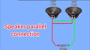  Speaker parallel connection #khairunelectronicsbd #trending #speakers