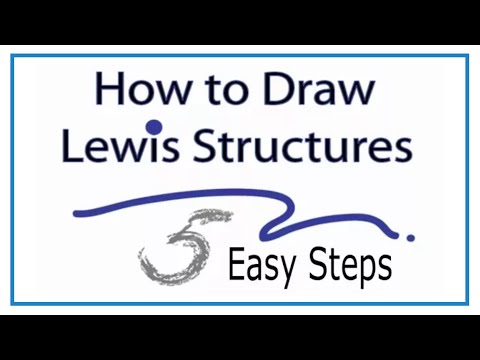 How to Draw Lewis Structures: Five Easy Steps - YouTube