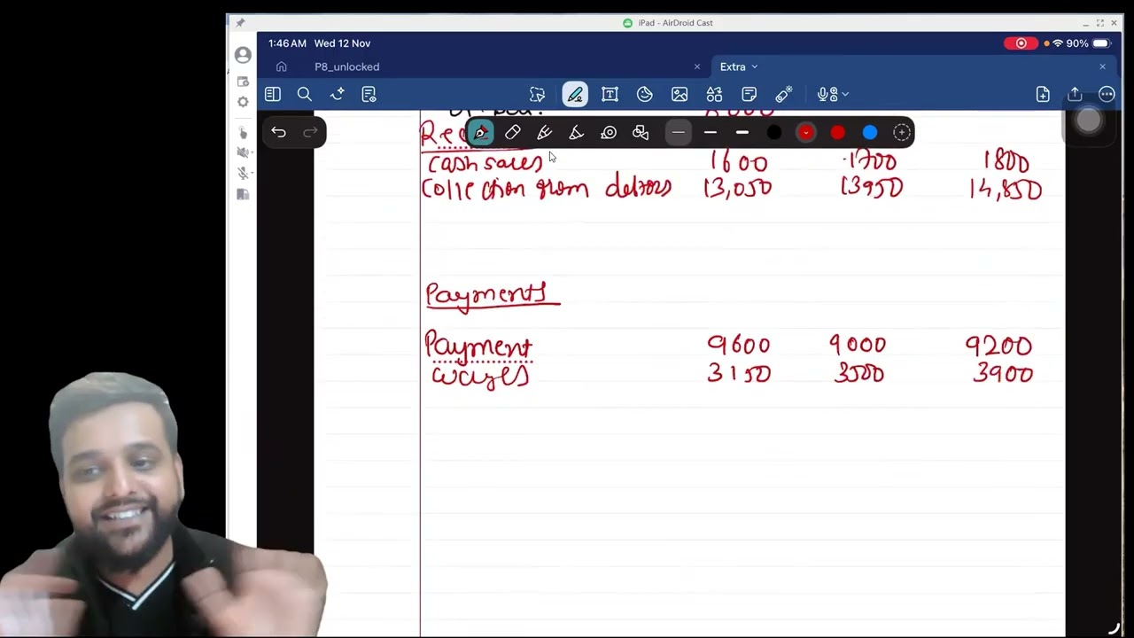 CMA INTER | COST ACCOUNTING | FREE LECTURE -66 | BUDGET| CASH BUDGET |