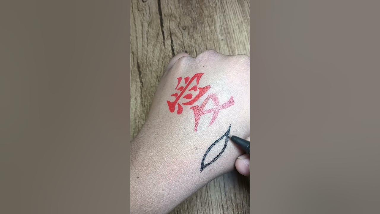 tattoo (kanji igual o do Gaara) Significa amor