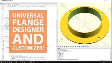 Open SCAD - General Flange Designer and Customizer!