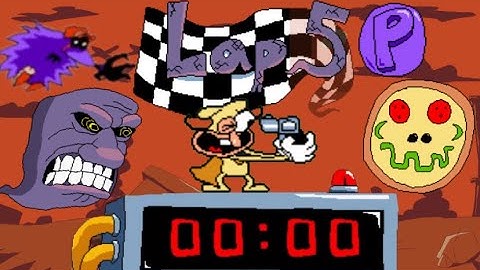 Pizza Tower Noise Lap 5 P rank NO CHECKPOINTS