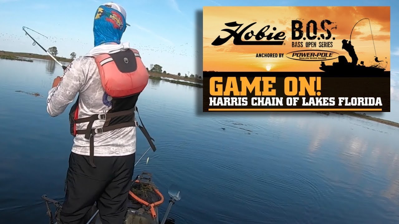 Cashing a  Check at the Hobie BOS Day 2 - Harris Chain of Lakes Kayak Bass Fishing