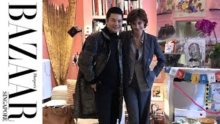 Café à la Mode: EIC Kenneth Goh with Paris-based designer and model Inès De La Fressange