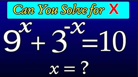 Can You Solve THIS?| How to Solve Exponential &Algebraic Equations |  Maths Olympiad | Step-by-Step