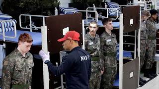 British Students Join Korean Navy Boot Camp Day 1