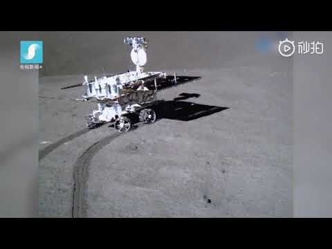 Yutu-2 rolls across the Moon