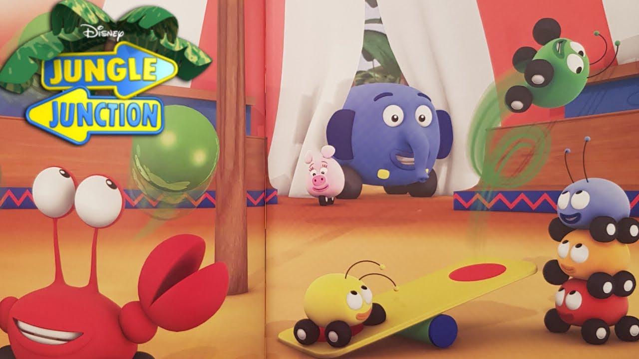 Disney Junior | Jungle Junction The Circus Comes To Town | Book Read Aloud