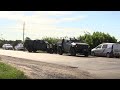 Под Харьковом военные на бронемашинах попали в ДТП с пострадавшими - 26.06.2020