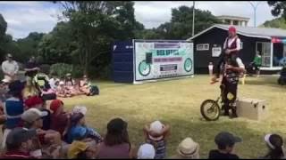 Learning to Ride a Unicycle with our Pirate Captain Carnie
