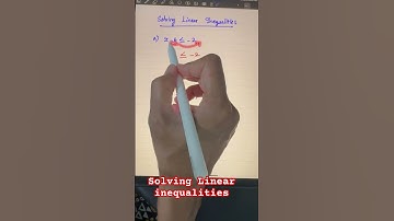 How to solve Linear inequalities | add/subtract