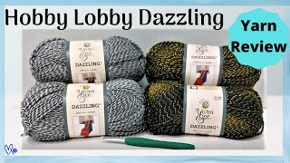 Hobby Lobby Yarn Bee DAZZLING Yarn Assorted Colors Self Striping Medium  Worsted 4 Metallic 3.5 Oz 249 Yards -  Finland