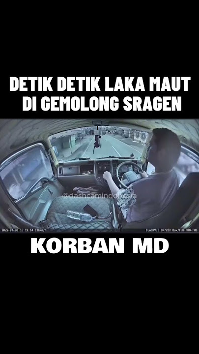 DETIK DETIK LAKA MAUT DI GEMOLONG SRAGEN #short #dashcamindonesia #viralshort