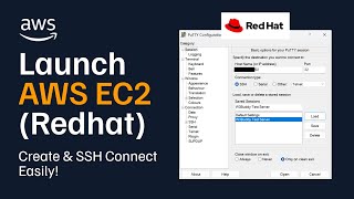 How to Launch AWS EC2 Instance for RHEL 8? | Connect with SSH | RedHat Tutorial for Beginners